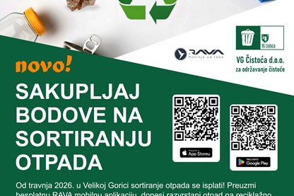 RAVA sustav u Reciklažnom dvorištu Velika Gorica